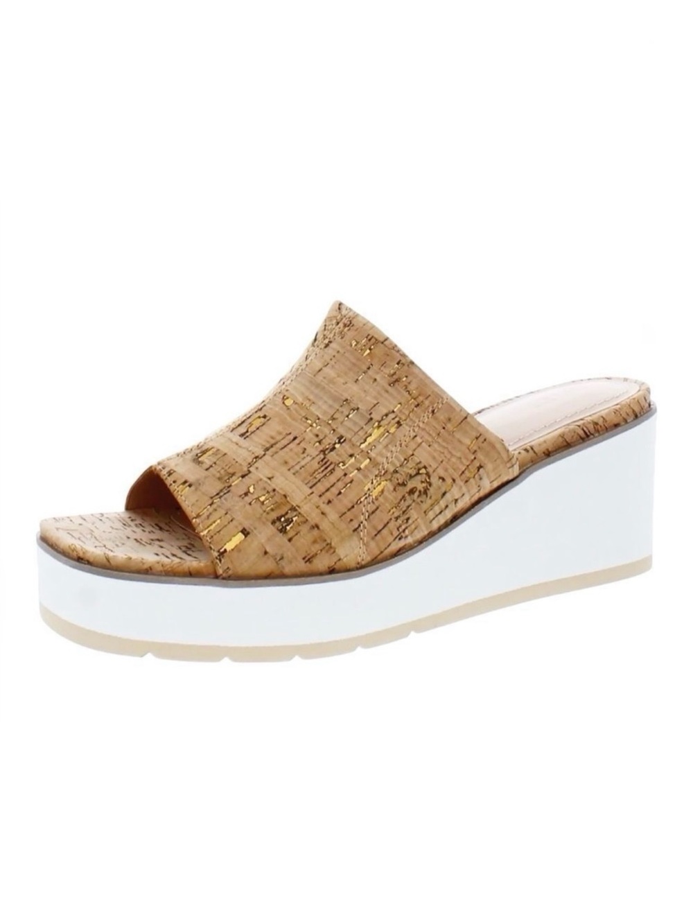 NYDJ Womens Rysa Comfort Natural Cork‎ Wedge Sandals Size 9.5